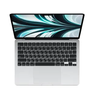 Apple 蘋果 MacBook Air 13吋 M2晶片 8G/512G 筆記型電腦 銀色MLYO3TA/A 贈螢幕保貼+鍵盤膜+保護殼