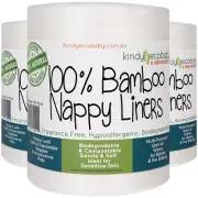 Bamboo Disposable Nappy Liners for Cloth Nappy/Diapers, Disposable,Safe, Natural