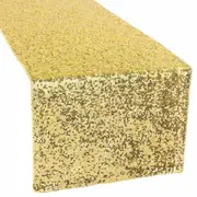 Gold Sequin Table Runner (30cm x 180cm)