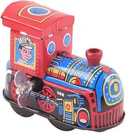 KOMBIUDA Antique Tin Toys Collection Train Craft Wind up Chick Toy Battery for Boys and Girls