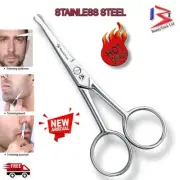 Steel Mustache and Beard Scissors Nose Ear Eyebrow Hair Trimming Baby Hair Trim