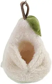 Yajuyi Pear Shaped Hamster Bed House Hamster Cave Small Pet Habitat Guinea Pig House for Degu
