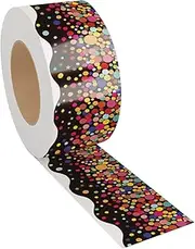 Bulletin Board Borders Cute Dot Classroom Borders for Office Wall Blackboard Black