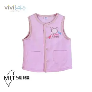 【VIVIBABY】100%純棉 嬰幼兒服飾 外套 背心 保暖外套