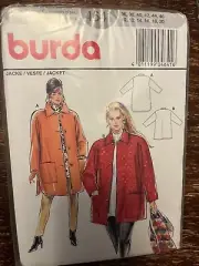 Burda 4641 UNCUT Sewing Pattern, Misses' Jacket, Size 10-20