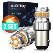 4X 1157 LED Bulbs Amber Turn Signal Light High Power 2057 2357 7528 BAY15D T (for: Porsche)