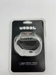 MODAL SPORT STRAP BUNDLE FOR APPLE WATCH 45mm 44mm 42mm 8 7 6 5 4 WHITE