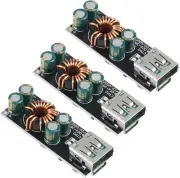 3PCS 60W 6-35V DC to USB Type C PD 3.0 QC4.0 + & A QC3.0 Fast