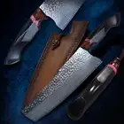 HQ 103 LAYER VG10 DAMASCUS STEEL NAKIRI KNIFE EBONY HANDLE JAPANESE CHEF CLEAVER