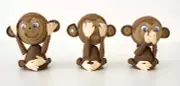 3D Quilling Art, Three Wise Monkeys, Hear No Evil, See No Evil, Talk No Evil