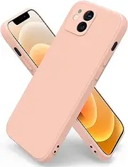 [Meliya] Case for iPhone 12 Case, Slim Stylish Silicone Full-Body Protective Shockproof Bumper Cover for iPhone 12 6.1 Inch (2020) Phone Case (Pink)