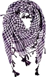 [VIVIAN & VINCENT] Shemagh Tactical Desert Scarf Keffiyeh Scarf Wrap for Men And Women