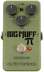Electro Harmonix Green Russian Big Muff Distortion Sustainer Effects Pedal