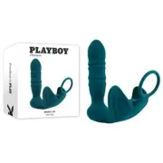 Introducing the Playboy Pleasure BRING IT ON Teal USB Rechargeable Thrusting Ana