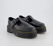 Dr Marten Bethan Quad Retro Black Leather Shoes UK7