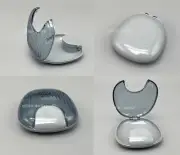10pcs gray Dental Plastic Ortho Lingual Retainer Box Storage Denture case & lid