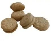 Display Faux Food Prop Mini Vanilla Cream Filled Cookie New