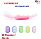 200 Sheets Paper Soap Portable Travel Hand Washing Soluble 4 Mini Boxes