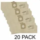 TITAN BAGS 16L 20L 30L 40L TTB WET & DRY VACUUM CLEANER DUST PAPER BAGS 20 PACK