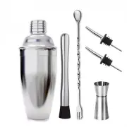 Stainless Steel Cocktail Shaker for Bartender Drink Party Bar Tools 550ML/750ML