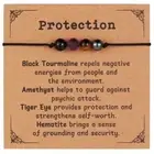 Anxiety Relief Empath Protection Bracelet Handmade Stone Bracelet Girls