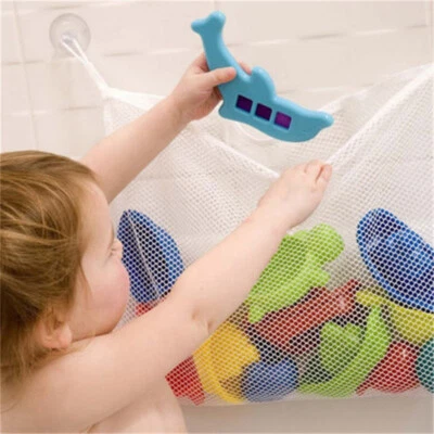 Bath Tub Organizer Bags Holder Storage Basket Kids Baby Shower Toy Net Batht DL