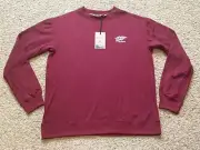 Chubbies Men Red Whimsy Soft Terry Crewneck Sweatshirt Size Large Brand New Tags