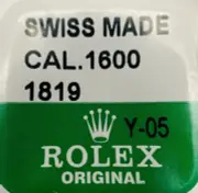 ROLEX FACTORY NEW SEALED PALLET FORK 1600 1819