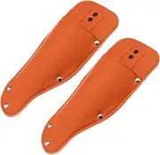 TOYANDONA 2Pcs Pruning Scissor Leather Covers Durable Pruner Holsters for Gardening Tools Protective Shear Cases for and Portability for Home and Salon Use