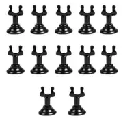 12x Harp Number / Sign Holder Black 35mm Menu / Card / Table Number Stand