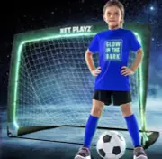 NetPlayz Soccer Goal (Light Up, Glow in The Dark) Pop-up Soccer Net. Only 1. 3x4