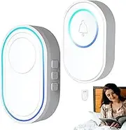 Door Sensor Chime | Home Sensor Alarm - Wireless Smart Chime Welcome System Alerts Entry Notification Device for Home Business Store Shop