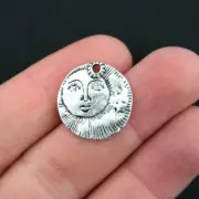 BULK 20 Celestial Antique Silver Tone Charms - SC3614