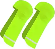 [JUMPLAWN] 2Pcs Skull Caps for Men Cooling Neck Shade Hats for Outdoor Cycling Fishing Riding Unisex Design with Reflective Stripes Comfortable Breathable Adventurers Light Green