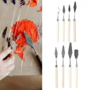 8Pieces Palette Painting Set for Oil, Acrylic Paint, Cake
