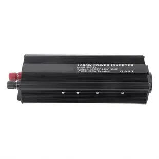 1000W 電源逆變器 DC 12V 至 220V AC 轉換器校正正弦波帶太陽能板