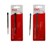 Stat Parker Fine Ballpoint Pen Refill (Pack of 10) - Black