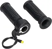 Electric Bike Accessories 20X Full Twist Throttle,Ebike Parts for 12V 24V 36V 48V 52V 60V 72V, Right Hand Mount 3PIN Waterproof Plug for Conversion E-Bikes or Scooters