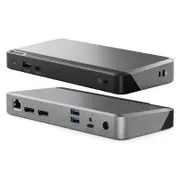 Alogic Mx2 Usb-C Dual Display Dp Alt. Mode Docking Station, 65W Power Delivery
