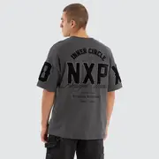 [Nena and Pasadena] Dwell Loopback Raptor Tee Asphalt
