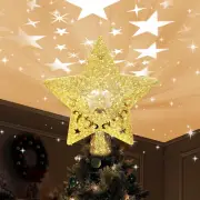 Christmas Tree Topper, 3D Rotating Pattern Projector for Xmas Tree Topper, Hollo