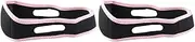 Mikinona 2pcs Microcurrent Face Neck Lift Tool Air Flow Jaw Strap for Wrinkle Reduction Face-lifting Artifact Comfortable Skin-friendly Material Sleep Snore Prevention