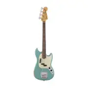 Fender Justin Meldal-Johnson Road Worn Mustang Bass Guitar Faded Blue
