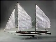 New 1 24 for Sharp Classic Wooden Sailboat Handmade Assembled Boat Model DIY Kit for Home Decorations Parent-Child Toys