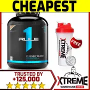 RULE1 R1 PROTEIN WHEY 100% BLEND 5LB // ON WPI WPC LEAN BCAAS 5LBS