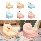 Kids Couch Fold Out 2 in 1 Foldable Sofa Chair for Home Bedroom Playing Room