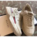 GUCCI RHYTON復古LOGO標識 休閒鞋 運動鞋 復古鞋 老爹鞋 男女款 500877 運動休閒鞋 男女鞋