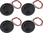 VGOL 4pcs 36mm Mini Speaker 8 0.5W with 10cm Cable for MP3 Doorbell Alarm Toy