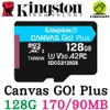 Kingston 金士頓 Canvas GO! Plus microSDXC 128G 128GB SDCG3 記憶卡