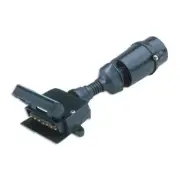 7Pin Euro Round Plug 7 Pin Flat Plug Socket Trailer Adaptor Caravan Connector